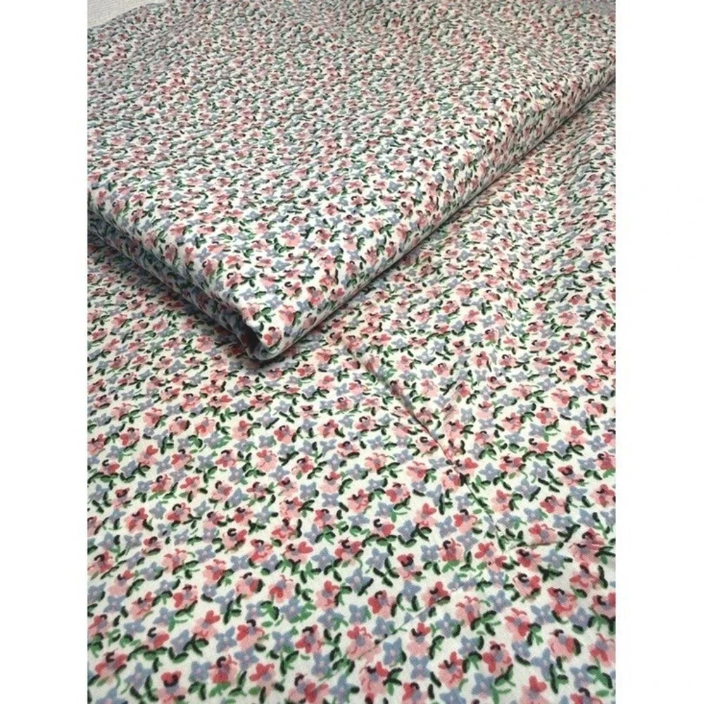 Ralph Lauren Home Pastel‎ Cottage Floral Cotton Made USA Set 2 King Pillowcases